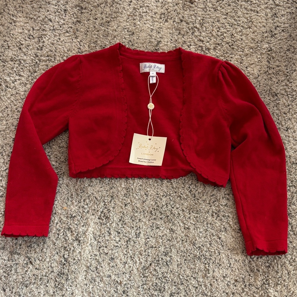 Rachel Riley Cashmere Cropped Bolero Cardigan